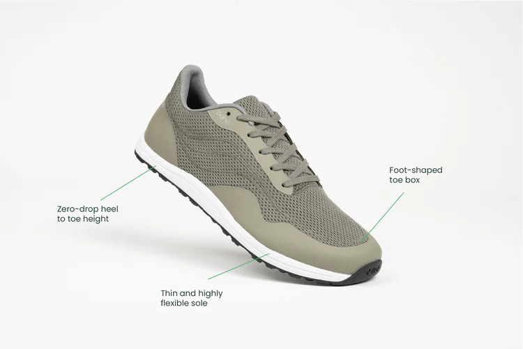 bahé - WOMENS Revive Barefoot-style running shoe - FOREST