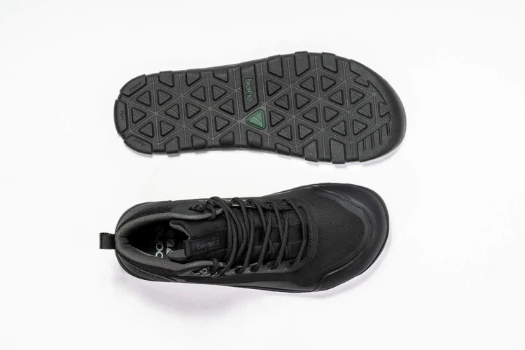bahé - MENS Rediscover Barefoot-style Hiking Boot - BLACK