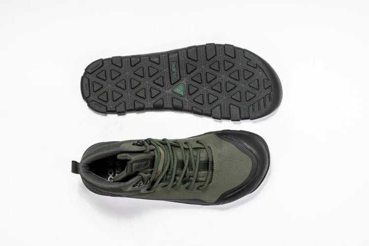 bahé - MENS Rediscover Barefoot-style Hiking Boot - FOREST