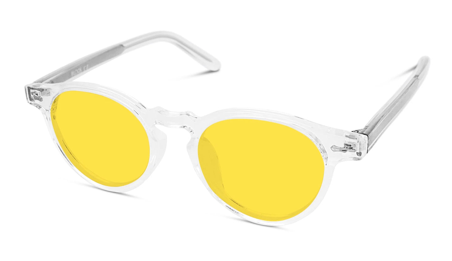 DayMax (yellow lense) Oscar Glasses - Crystal