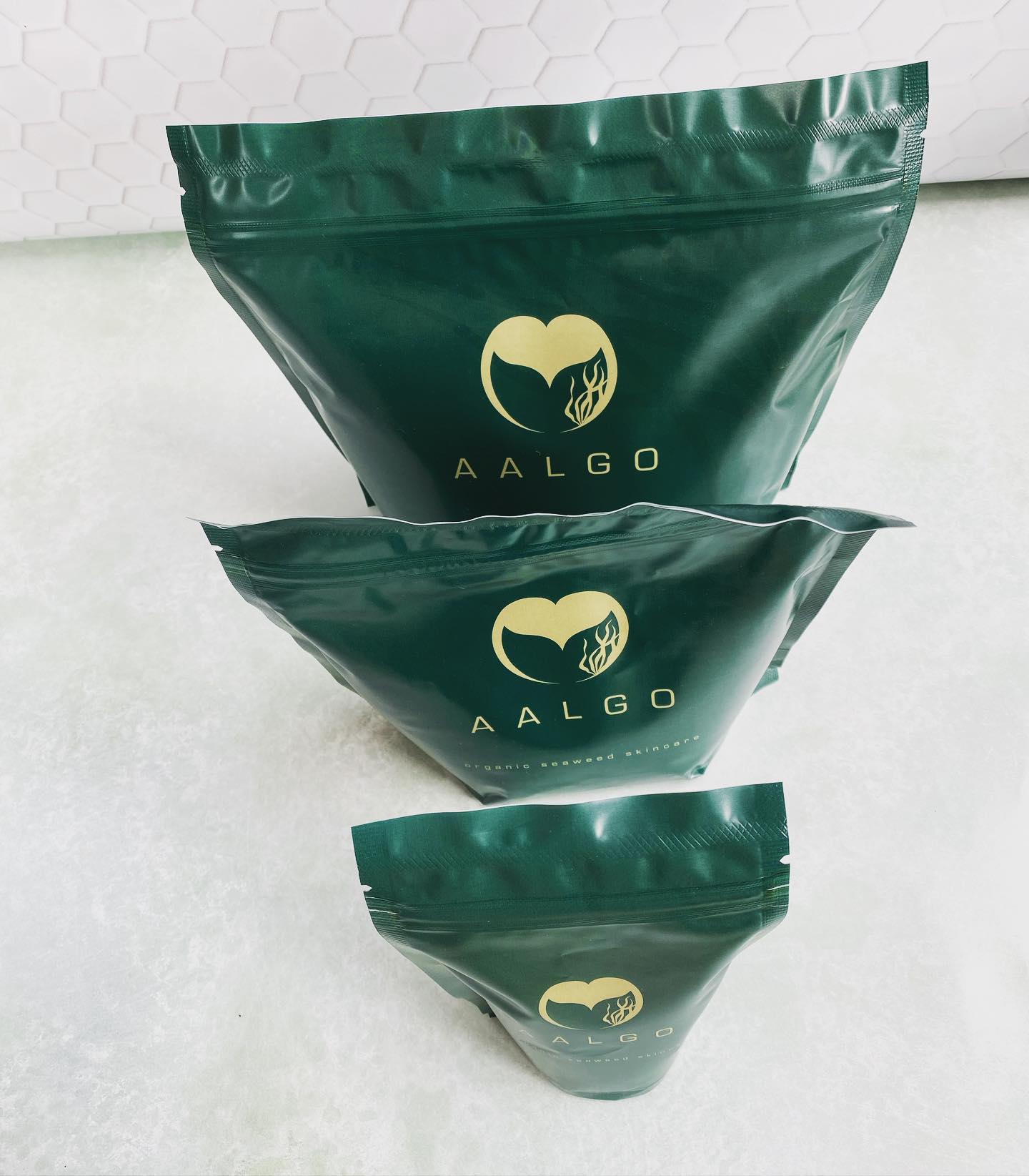 
                  
                    powdered seaweed in Aalgo packaging
                  
                