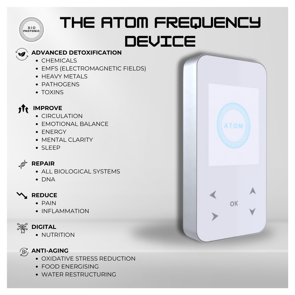 
                  
                    Portable Bioresonance Machine - Upgraded ATOM Device
                  
                