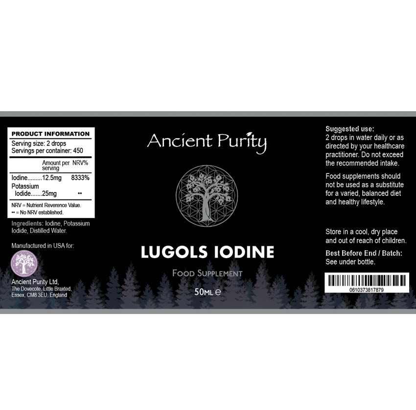 
                  
                    Ancient purity Lugol's Iodine
                  
                